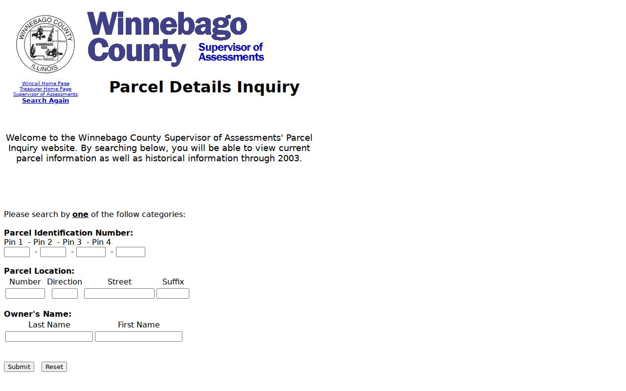 Loves Park residents directory Winnebago assessor search