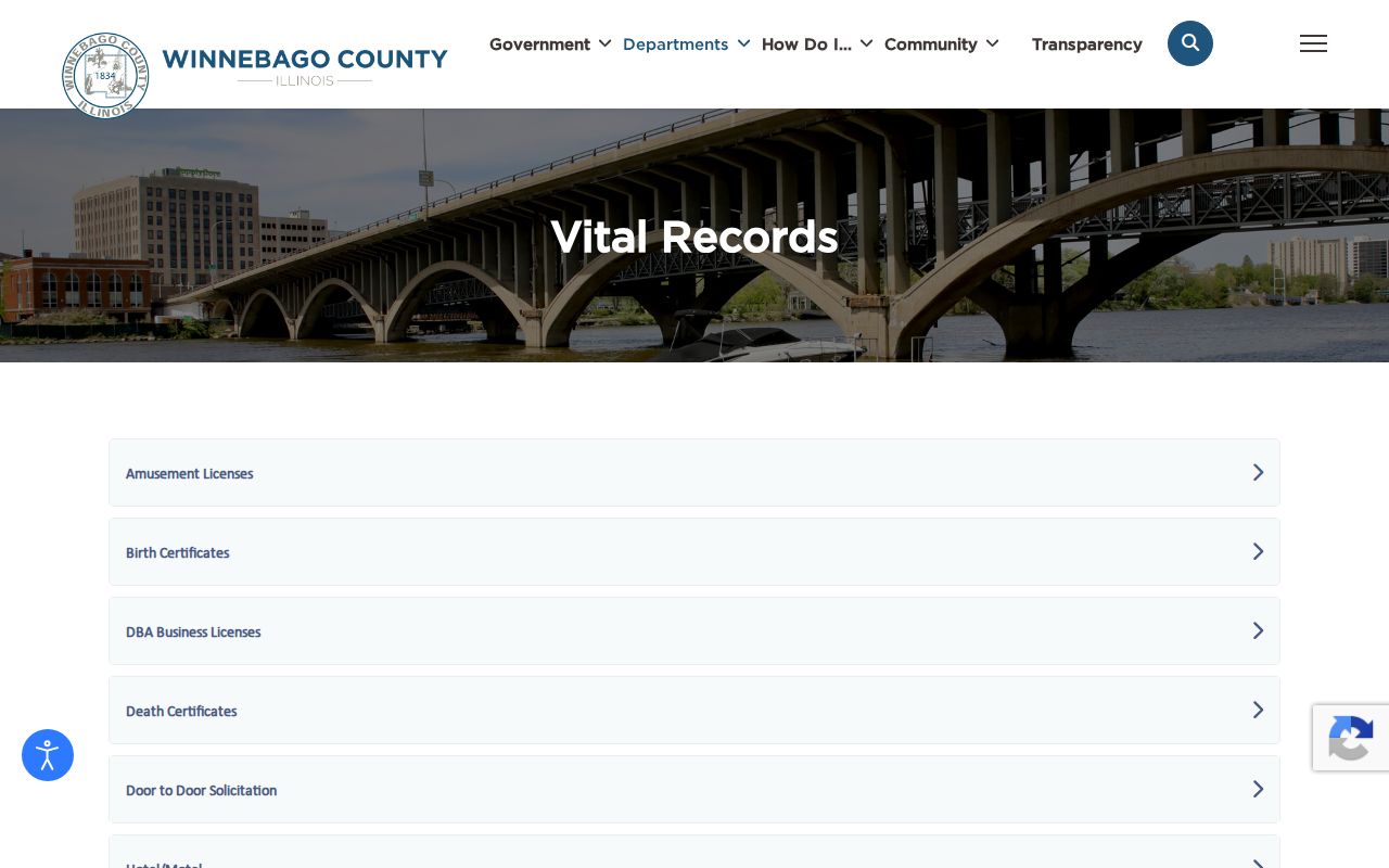 Loves Park residents directory Winnebago vital records access